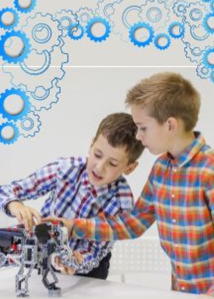 Кружок эксперементальной механики и робототехники Шестеренка (2 занятия в неделю) детского центра Школа Радость