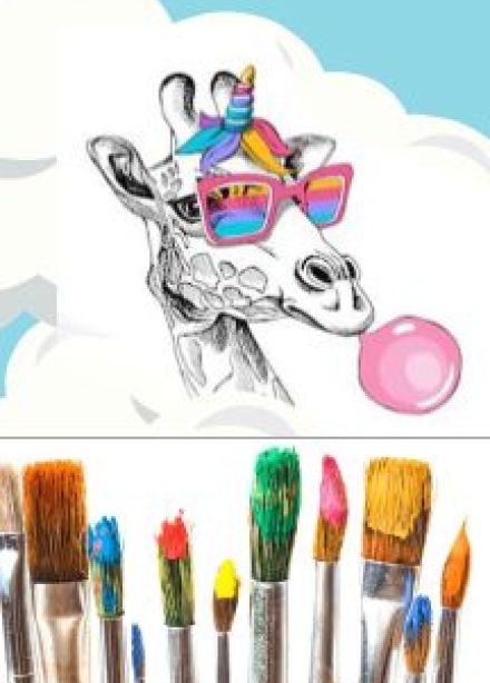 Кружок Арт-студия Жираф (2 занятия в неделю) детского центра Школа Радость